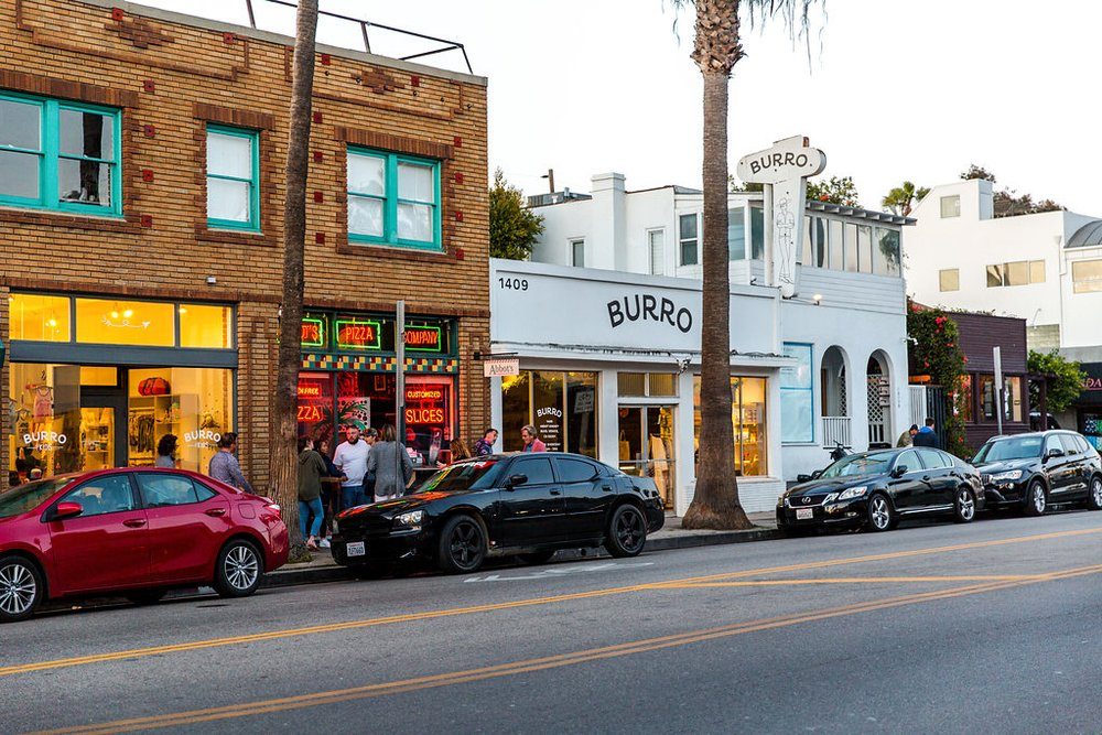 Abbot Kinney Boulevard boutiques and storefronts