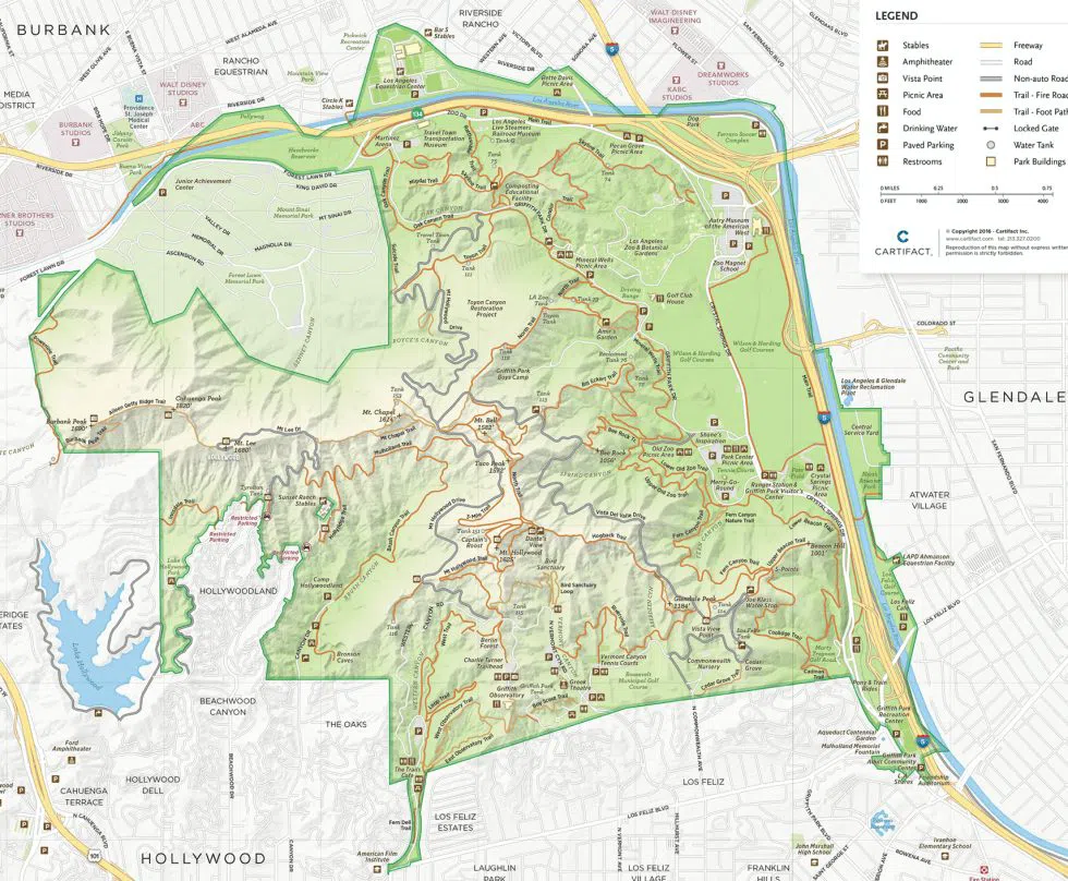 Griffith Park & Southern Railroad, Los Angeles